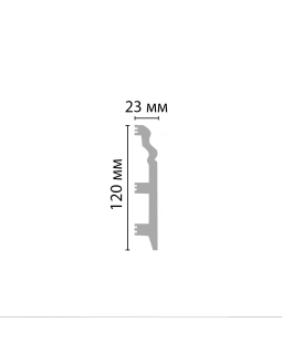 Цветной напольный плинтус Decomaster D233-16 (120*23*2400 мм)-foto3
