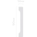 Плинтус Hiwood B90V1 Фитополимер 2700*90*14 мм