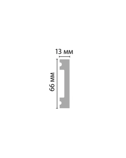 Плинтус напольный Decomaster D157 (66*13*2900мм)-foto3