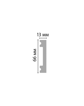 Плинтус напольный Decomaster D157 (66*13*2900мм)-foto3