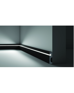 Плинтус NMC Wallstyl IL11 Полистирол BL 80х23х2000 мм-foto6