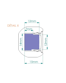 Плинтус NMC Wallstyl IL12 Полистирол BL 20х25х2000 мм-foto2