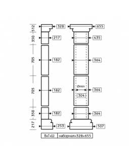 Полуколонна Европласт 4.10.307 Пенополиуретан 644*327 мм-foto2