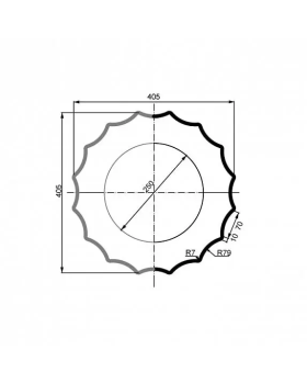 Полуколонна Leptonika LC 106-21 Half (тело) 2000*405 мм-foto2