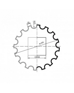 Полуколонна Leptonika LC 103-21 Half (тело) 2000*405 мм-foto2
