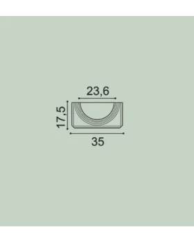 K1131 База полуколонны Orac Decor Полиуретан-foto3