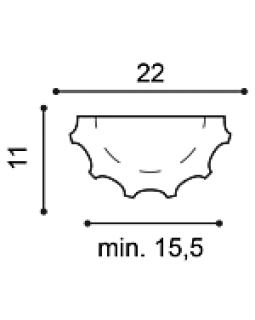 K1001 Полуколонна Orac Decor Полиуретан-foto4