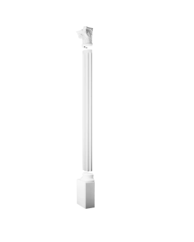 K1001 Полуколонна Orac Decor Полиуретан-foto3