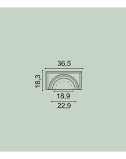 K1111 Капитель полуколонны Orac Decor Полиуретан-foto3