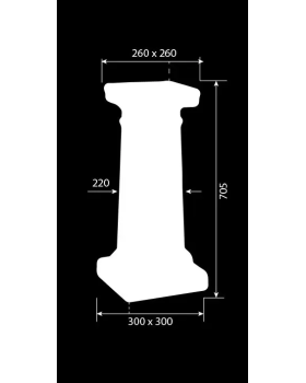Постамент PT-010 Decorus Стекловолокно-foto2