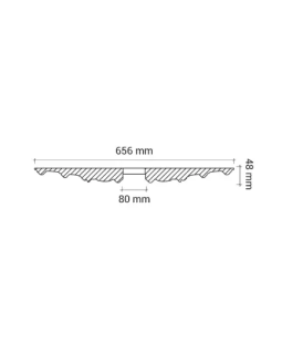 Розетка Европласт 1.56.005 Пенополиуретан 655*42 мм-foto3