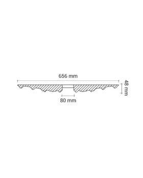 Розетка Европласт 1.56.005 Пенополиуретан 655*42 мм-foto3