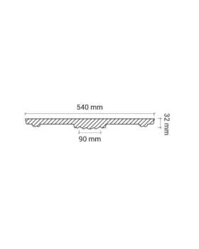 Розетка Европласт 1.56.008 Пенополиуретан 440*538*32 мм-foto2