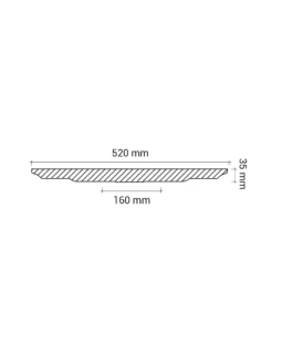 Розетка Европласт 1.56.002 Пенополиуретан 520*37 мм-foto3