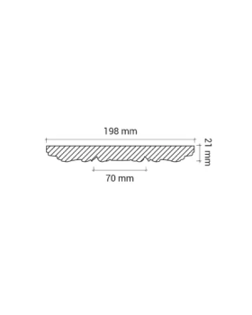 Розетка Европласт 1.56.011 Пенополиуретан 195*21 мм-foto3