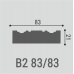 Вставка декоративная Bello Deco В2 Полиуретан 90*90*24 мм