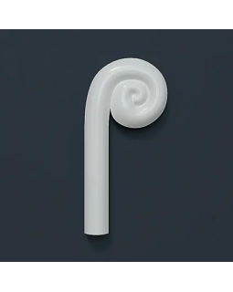 Декоративный элемент Европласт 1.62.805 Левый Пенополиуретан 100*33*15 мм-foto2