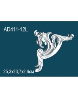 Угловой элемент AD411-12L Перфект Полиуретан