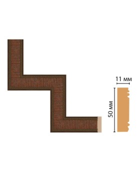 Декоративный угловой элемент Decomaster 156-1-2 (300*300)
