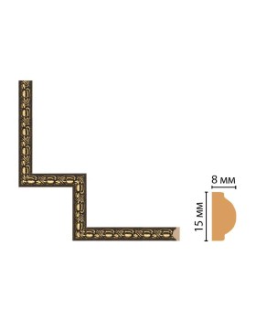 Декоративный угловой элемент Decomaster 130C-1-56 (200*200)