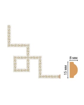 Декоративный угловой элемент Decomaster 130-3-40 (200*200)
