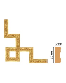 Декоративный угловой элемент Decomaster 165-3-126 (300*300)