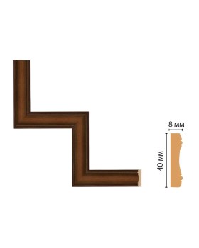 Декоративный угловой элемент Decomaster 187-1-51 (300*300)