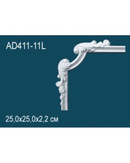 Угловой элемент AD411-11L Перфект Полиуретан