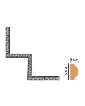 Декоративный угловой элемент Decomaster 130-1-55 (200*200)