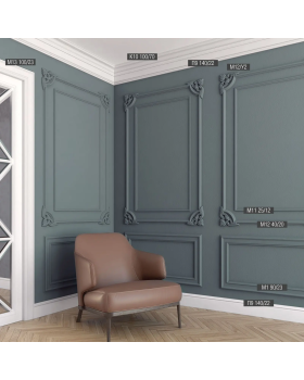 Угол Bello Deco М12У2 Полиуретан 225*225*20 мм-foto4