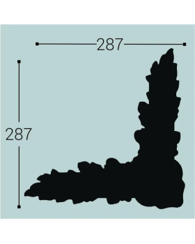Угол Bello Deco М10У4 XPS Полимер 287*287 мм-foto3