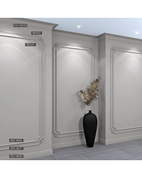 Угол Bello Deco М12У1 Полиуретан 133*133*20 мм-foto4