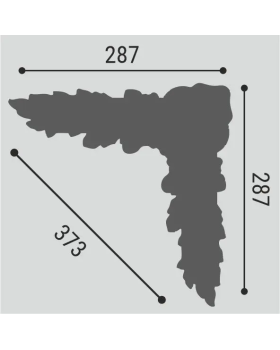 Угол Bello Deco М10У4 XPS Полимер 287*287 мм-foto2