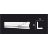 Уголок Decor Dizayn DD801 Полистирол 2000*38*38 мм