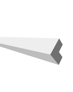 Уголок Decor Dizayn DD802 Полистирол 2000*20*20 мм-foto3