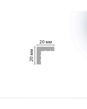 Угол Decomaster D135 XPS Полимер 2900*20*20 мм-foto2
