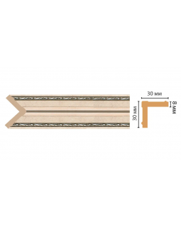 Угол Decomaster 116-59 (30*30*2400 мм)