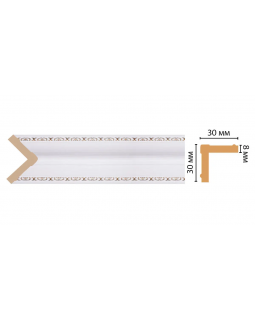 Цветной угол Decomaster 116-118 (30*30*2400)