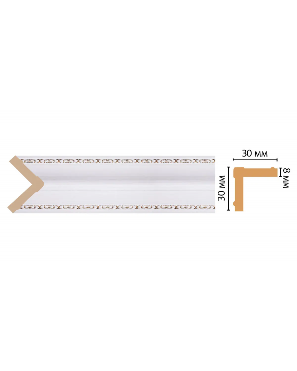 Цветной угол Decomaster 116-118 (30*30*2400)