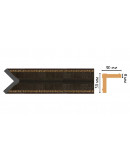 Угол Decomaster 116-1 (30*30*2400мм)