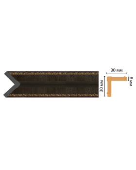 Угол Decomaster 116-1 (30*30*2400мм)