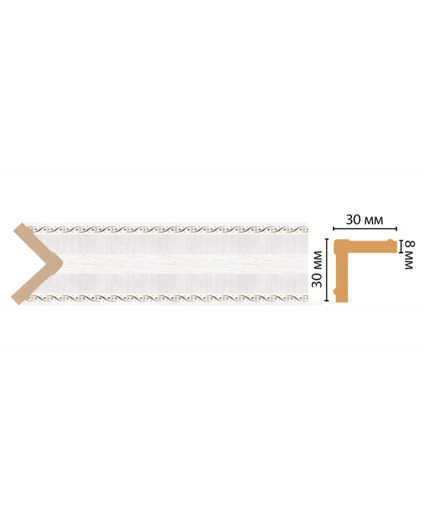 Цветной угол Decomaster 116-7D (30*30*2400)