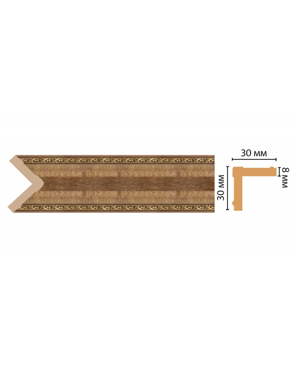 Цветной угол Decomaster 116-3 (30*30*2400)