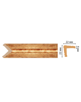 Цветной угол Decomaster 116S-552 (22*22*2400)