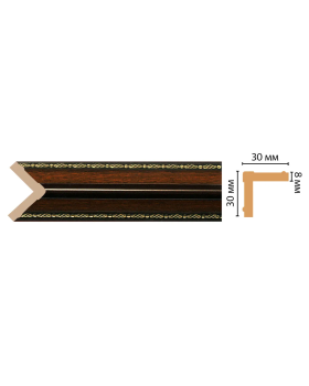 Цветной угол Decomaster 116-51 (30*30*2400)