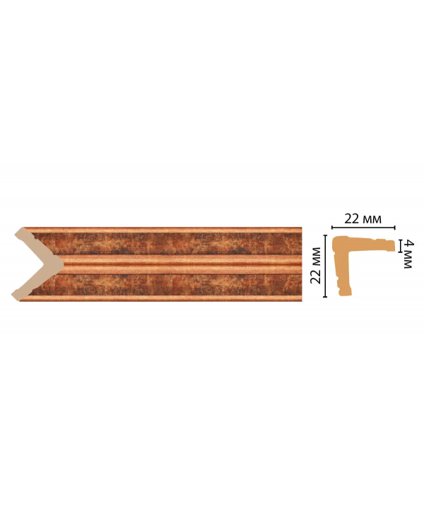 Цветной угол Decomaster 116S-767 (22*22*2400)