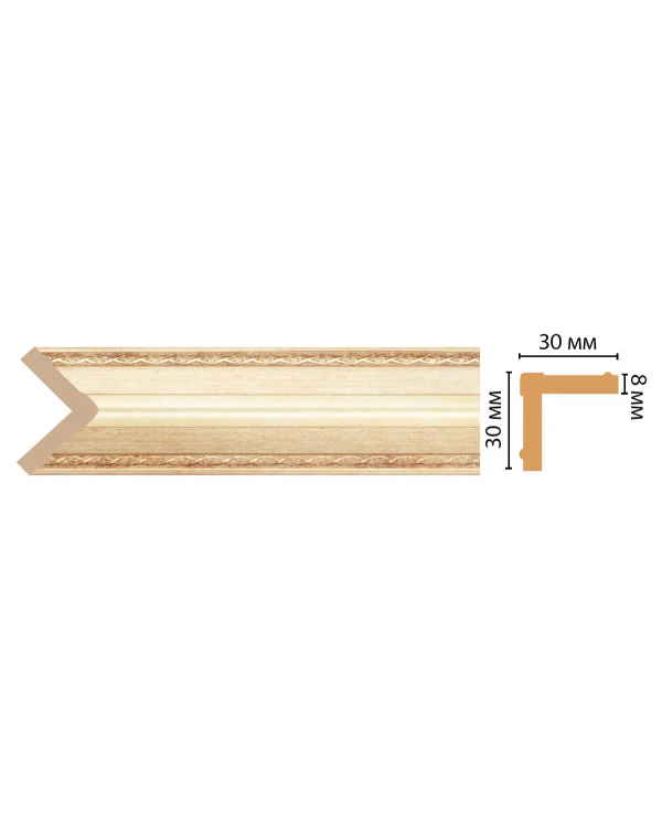 Цветной угол Decomaster 116-933 (30*30*2400)