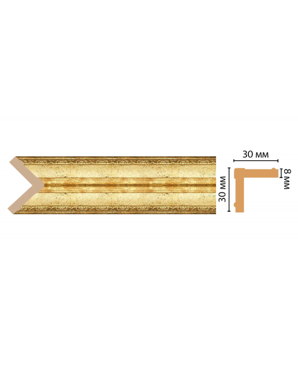 Цветной угол Decomaster 116-126 (30*30*2400)