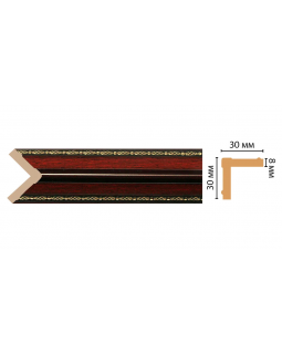 Цветной угол Decomaster 116-52 (30*30*2400)