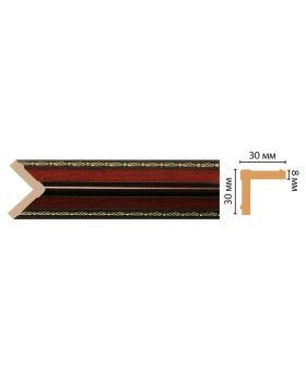 Цветной угол Decomaster 116-52 (30*30*2400)